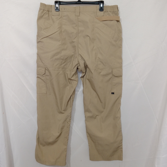 5.11 Men’s Regular Fit Taclite Pro Ripstop Cargo Pant 40×30 Khaki - Picture 7 of 15